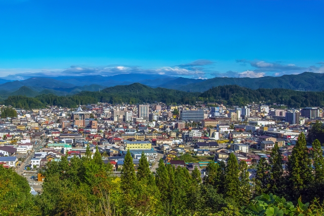 高山市の街並み